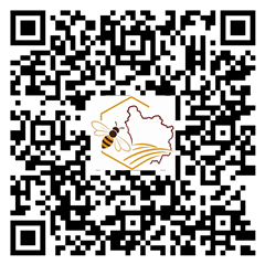 QR code qui permet d'éditer le bulletin d'adhésion du syndicat la bourgogne apicole